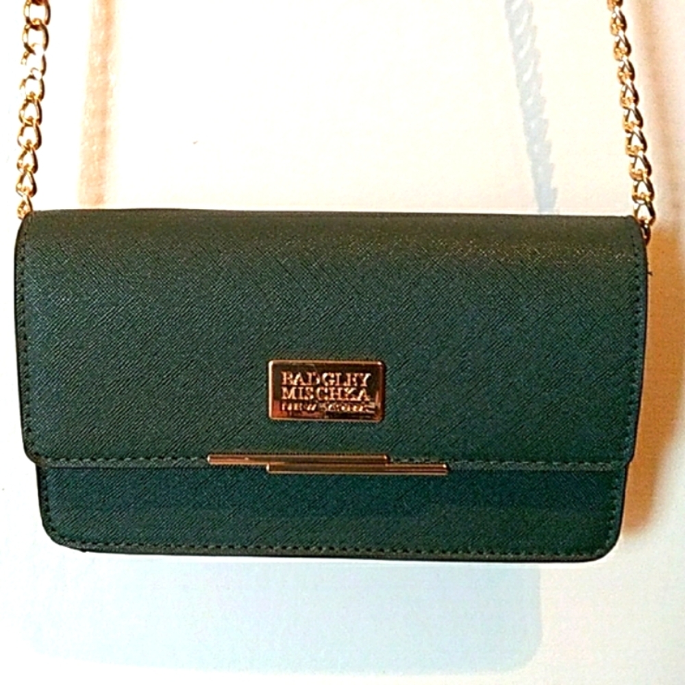 Badgley MISCHKA Elegant PEACOCK Crossbody Bag NWOT
